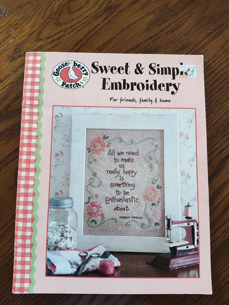 Gooseberry Patch Pattern Booklet - Sweet & Simple Embroidery Excellent Condition