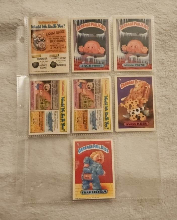 GPK Lot Series 3-9 Including CGC Graded Errors