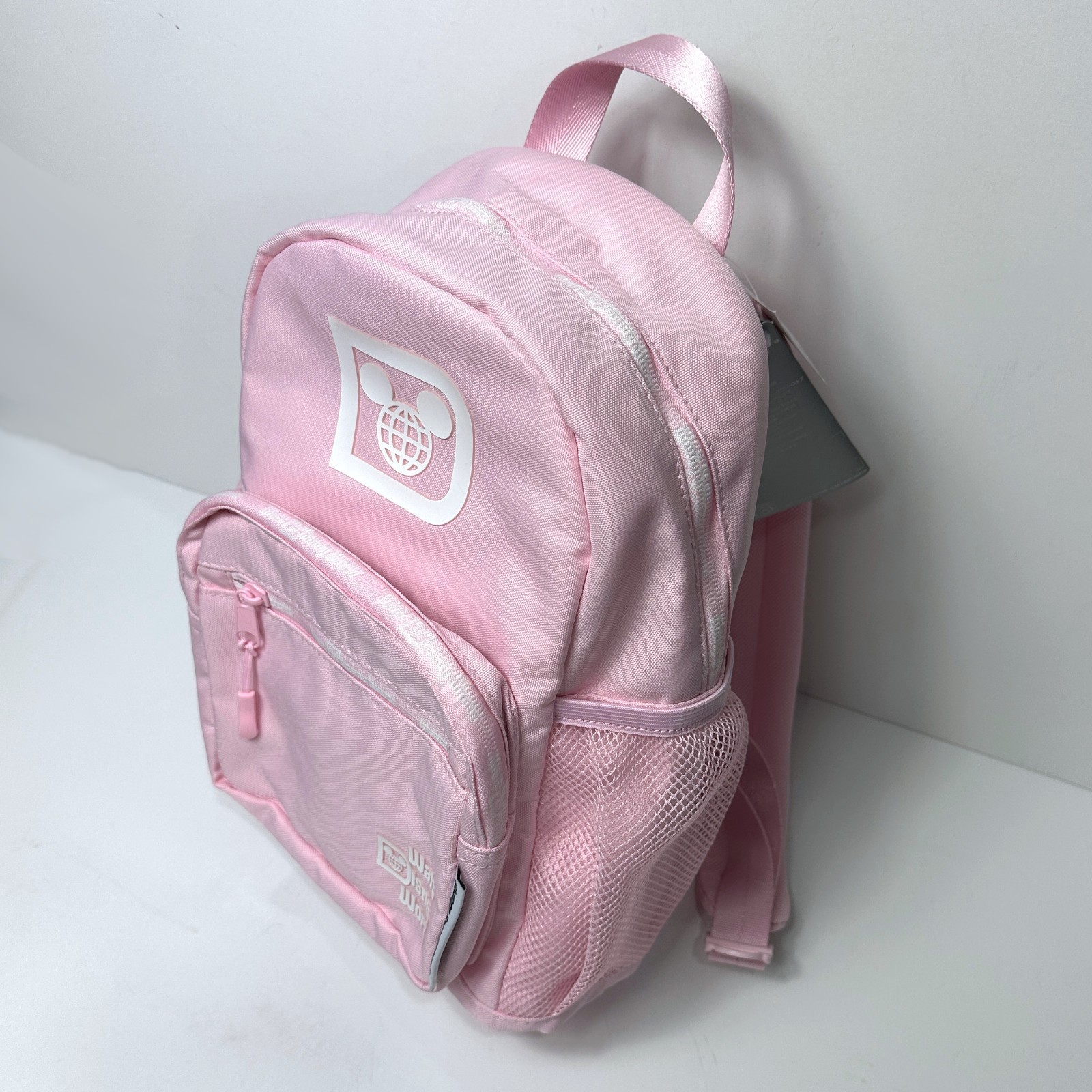 Disney Parks Walt Disney World Logo Backpack Medium 13" Pink Shoulder Bag