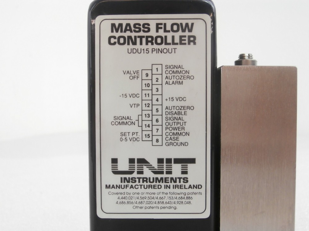 UNIT Instruments UFC-1200A Mass Flow Controller MFC Balzers 847-042-2045 Working