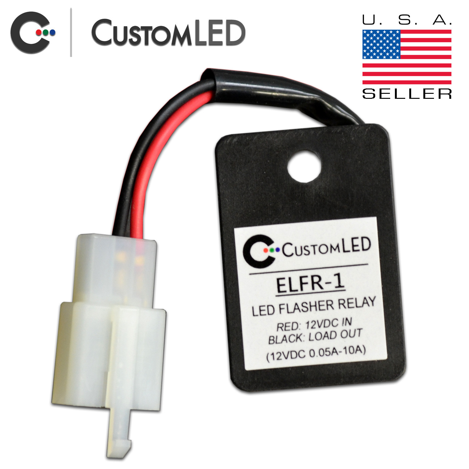 LED Flasher Relay ELFR-1 *FAST BLINKER FIX* Plug and Play with OEM Connector