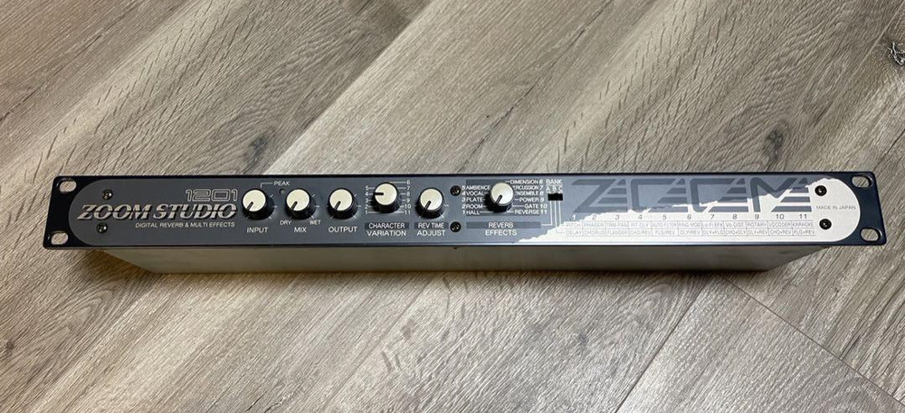 Zoom Studio 1201 Digital Reverb & Multi-Effect Processor Good GP