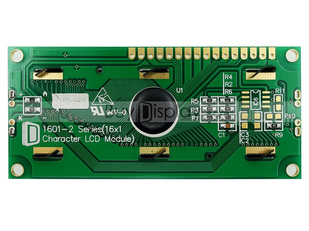 5V Wide Angle 16x1 Character LCD Module Display w/Tutorial,HD44780,Backlight