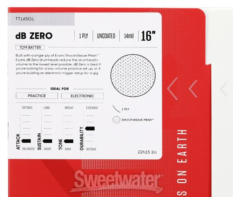 Evans SoundOff Drumhead - 16"