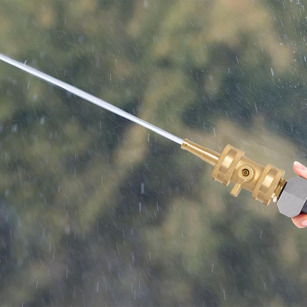 Versatile 2-Pack Jet Nozzles for Cleaning & Watering - Solid Brass Construction