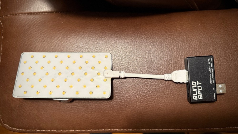 Blindspot (Cracklight)  USB LED Video Light with Dimmer