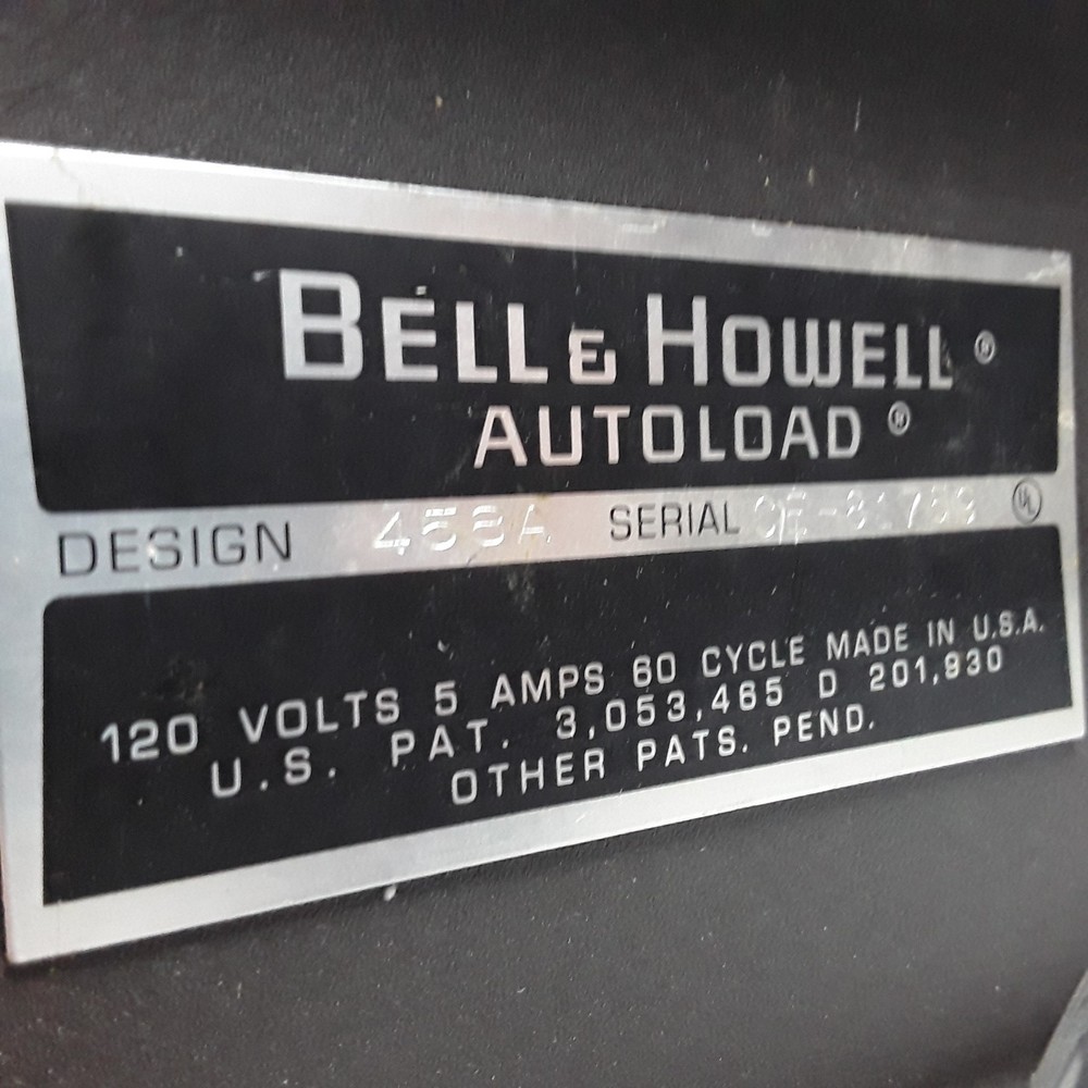 Bell & Howell Design 458A Autoload Regular 8MM Super 8 Compatible Projector