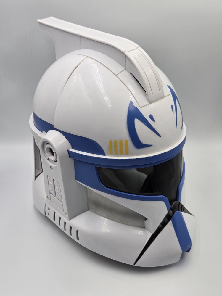 The Clone Wars Captain Rex Electronic Command Helmet 2008 Star Wars WORKS