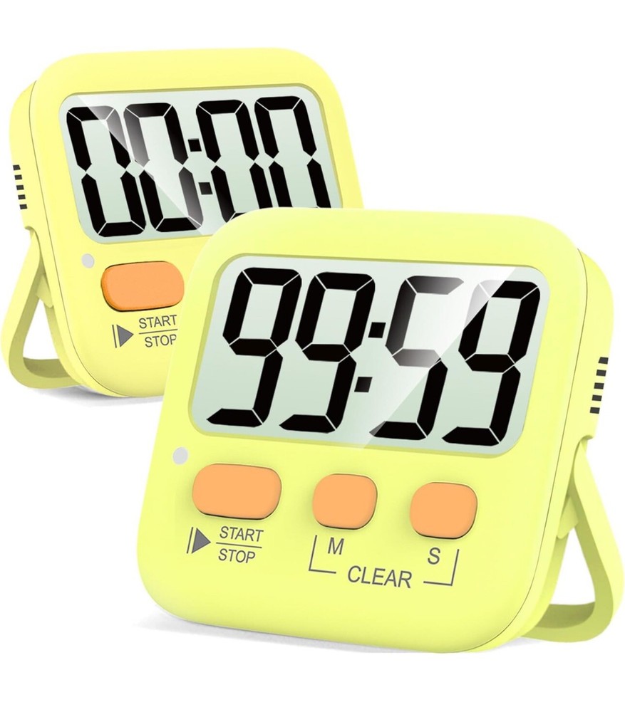Antonki Timer Timer for Kids Kitchen Timers Digital Timer Pack of 2