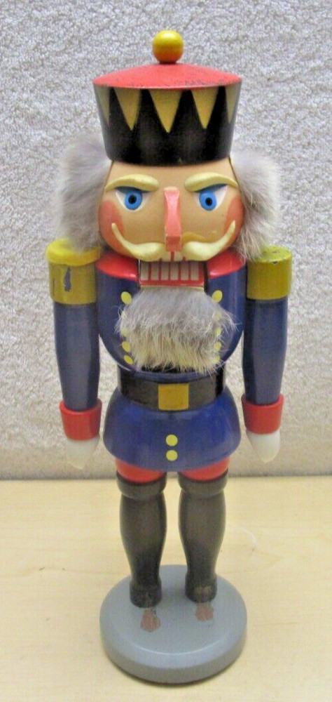 Classic Wooden Nutcracker  ~ 13" SOLDIER ~ Great Condition