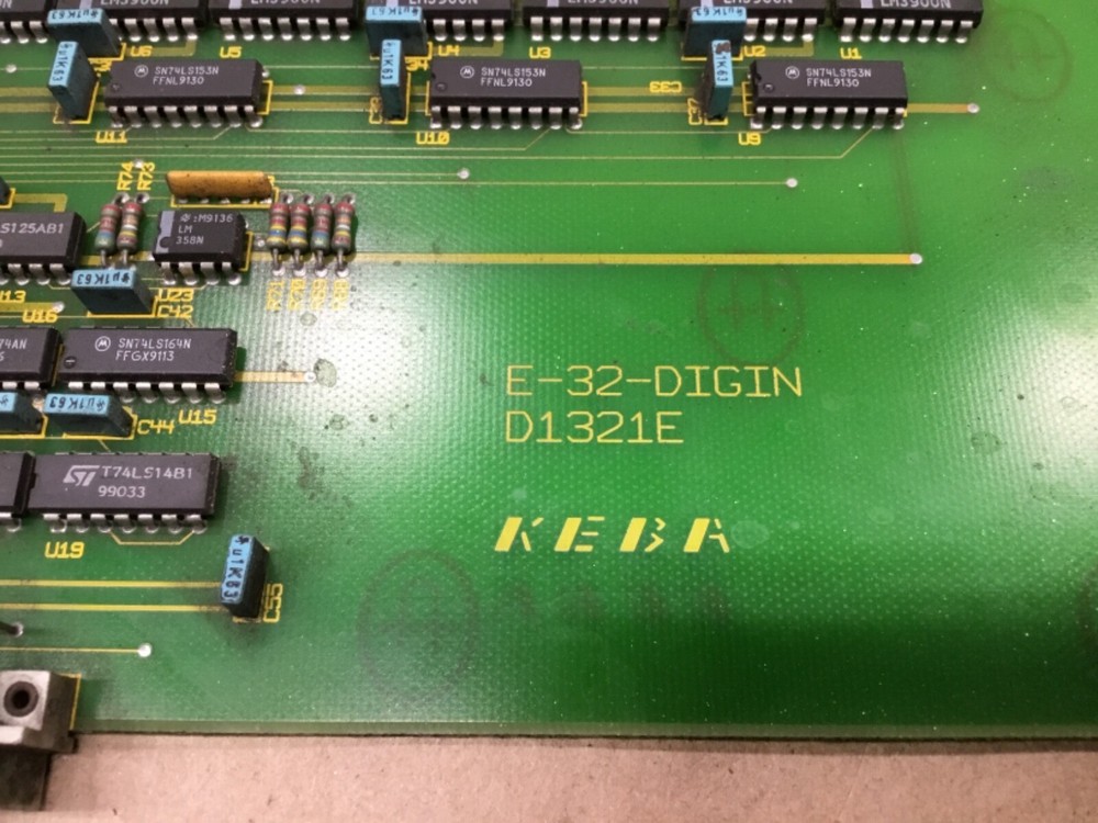 KEBA / Engle E-32-DIGIN D1321E Digital Input Control Board #12X14