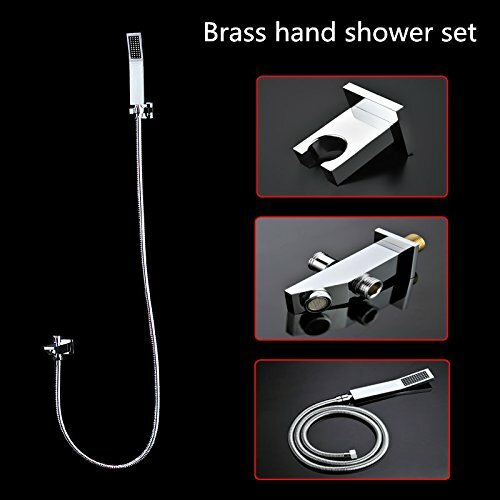 23" x 31" LED Waterfall Rainfall Shower System Remote Control, Massage, Spa