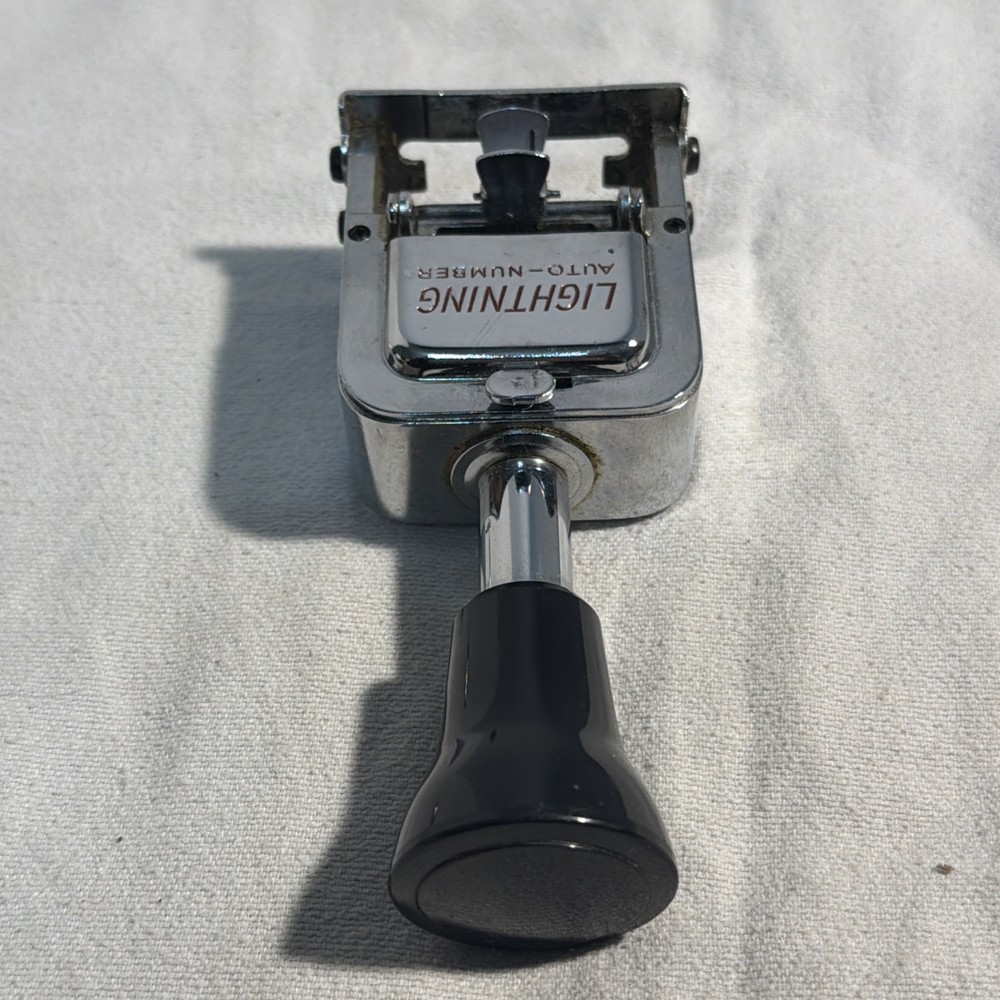 Vintage Auto Numbering Stamper