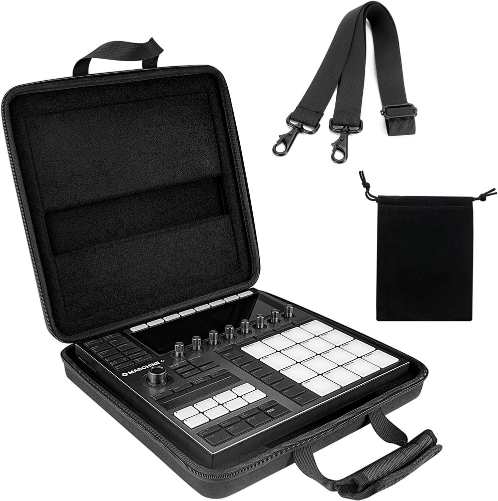 Premium Velvet Hardshell Case Compatible with Native Instruments Maschine+Plus C