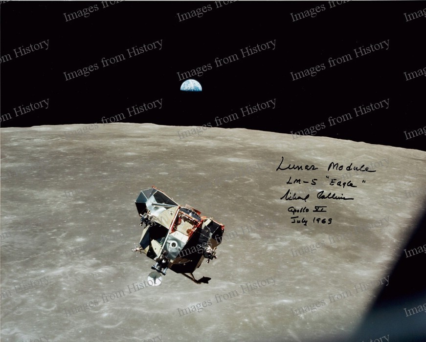 8x10 Print NASA Eagles Accent Command Module Pilot Michael Collins Apollo 11 #MC