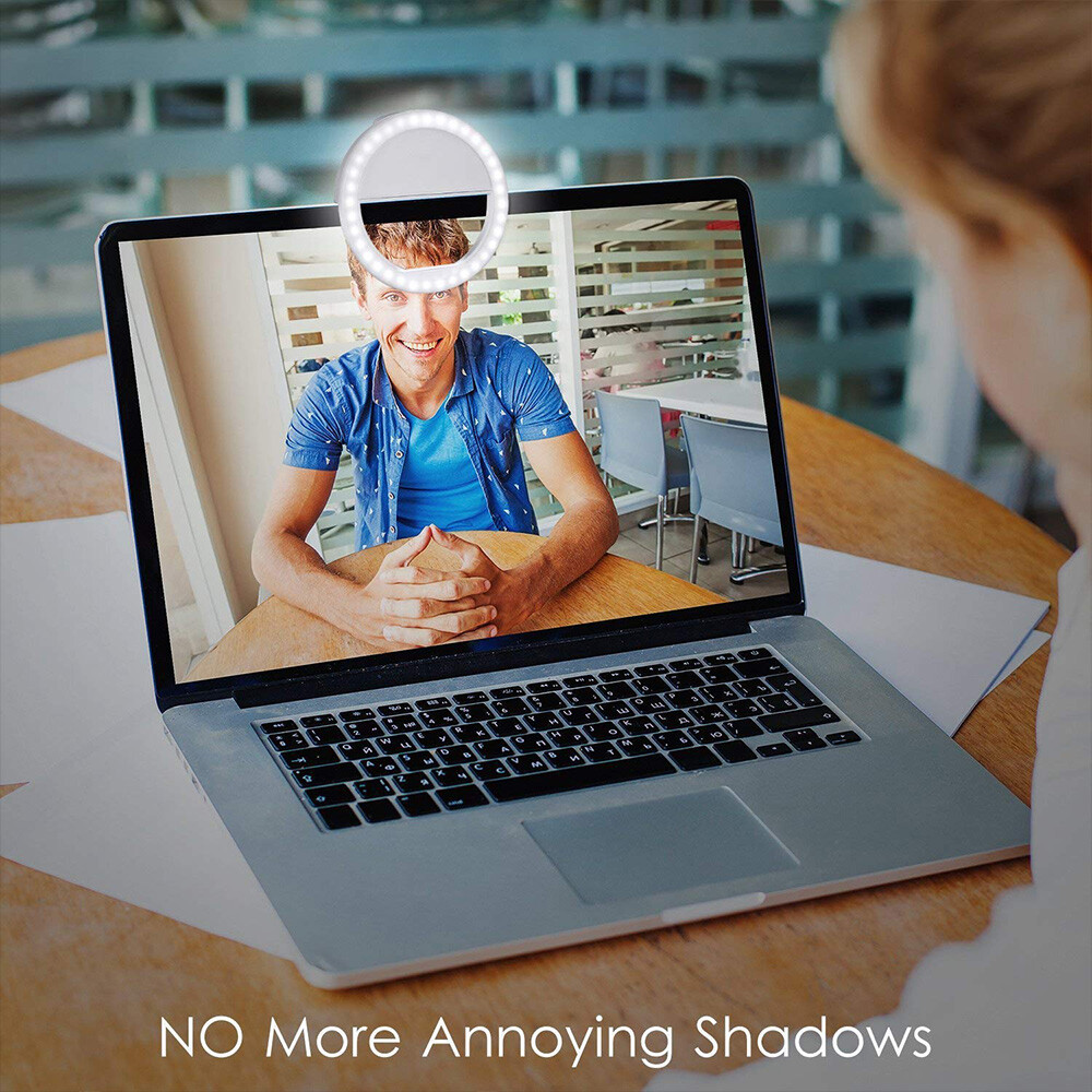 10-Pack LED Selfie Ring Light - Cellphone/Tablet/Laptop/PC/iPhone/Android