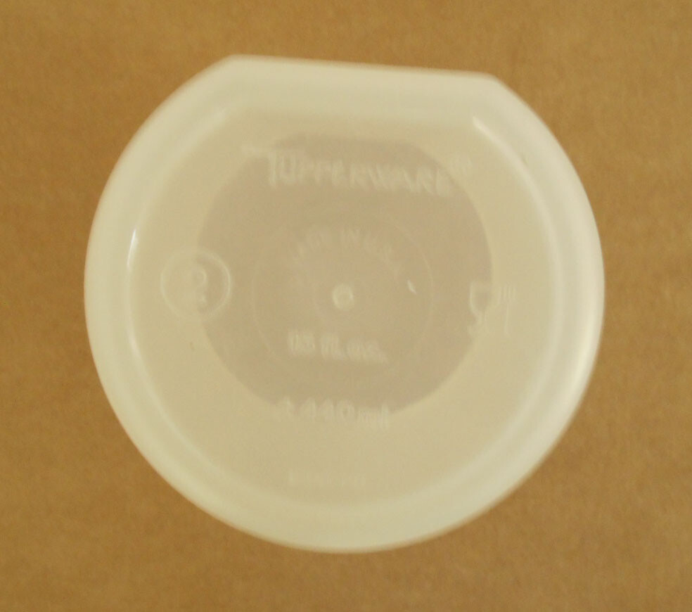 Tupperware Modular Mate #1606 Clear Container with #1607 Red Lid Y24