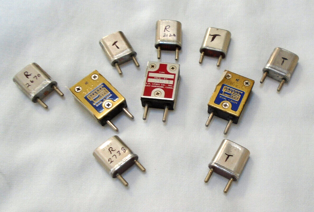 Crystals for 2-3 MHz Marine Band