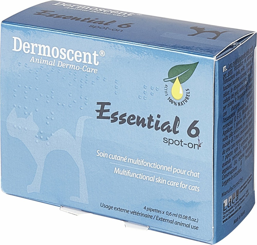 Dermoscent Essential 6 Spot-On for Cats (4 count)