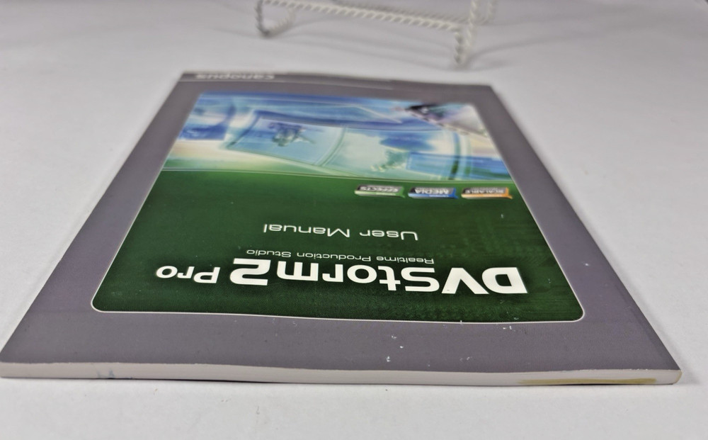 Canopus DV Storm 2 Pro User Manual Video Editing Software Guide Printed Japan