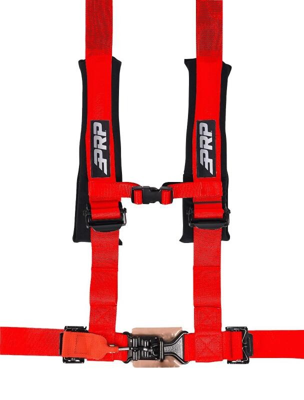 PRP Fits 4.2 Harness With Latch / Link Lap Belt- Red
