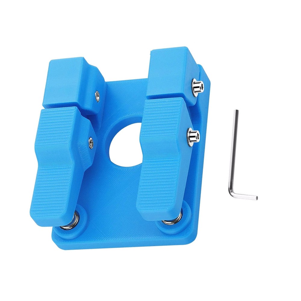 Blue Adjustable Welding Soldering Station Silicone Wire Clamp Bracket Worktable