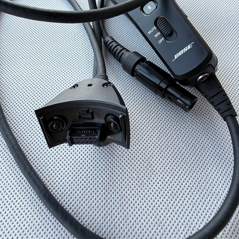 Bose A20 Bluetooth Control Module +Triple Cable + Mic + Lemo 6 Pin Plug Adapter