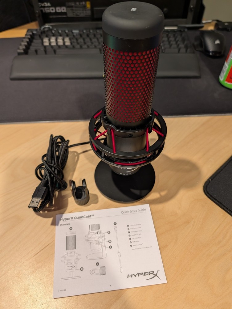 HyperX QuadCast Microphone -Red