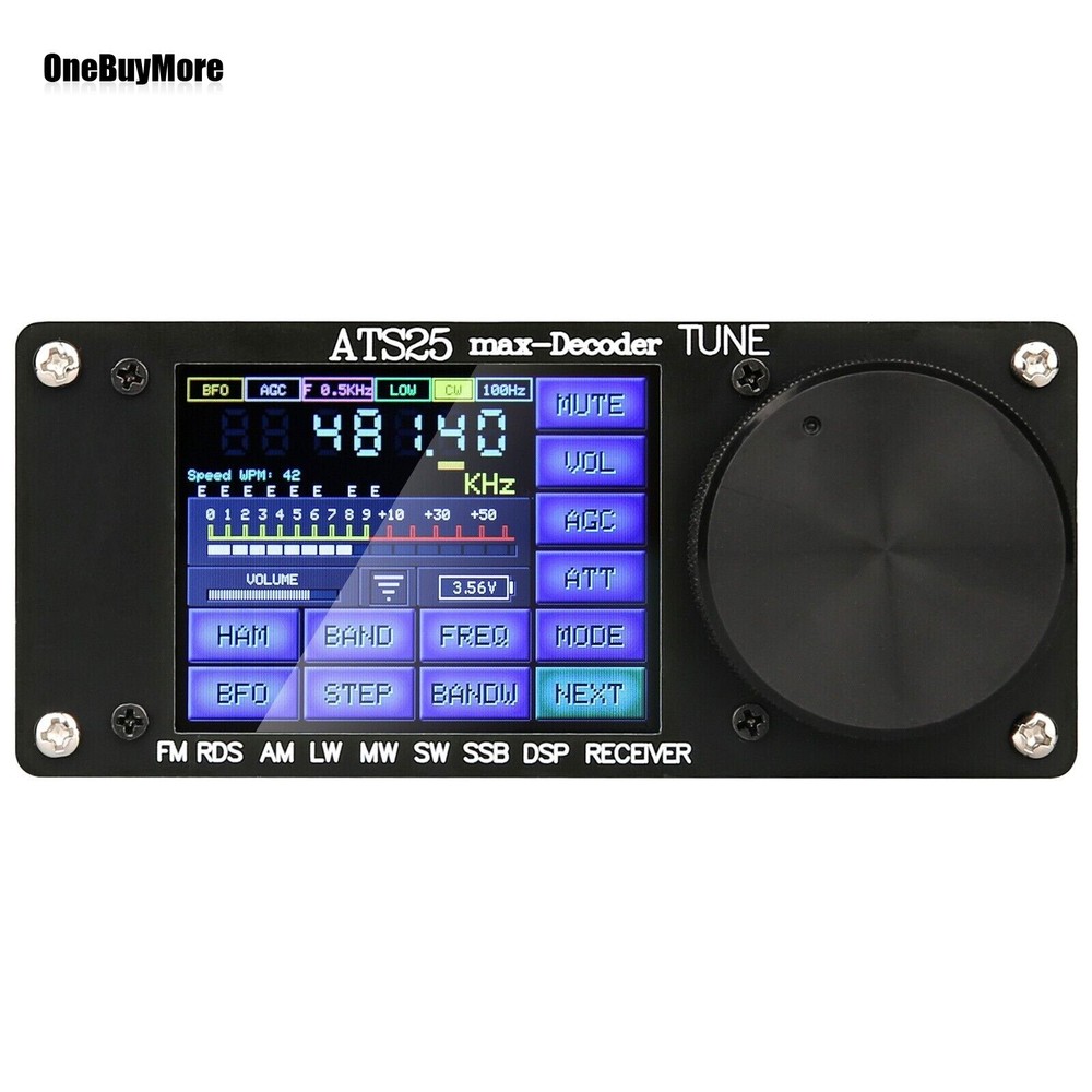 ATS25max-Decoder Si4732 Full Band Radio Receiver DSP SW w/ Activation Code USA