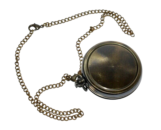 2" Antique Brass Compass Vintage maritime locket compass beautiful gift
