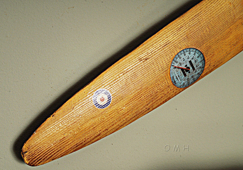 XL WWI Wooden Airplane Propeller 79" Vintage Aviation Wall Decor New