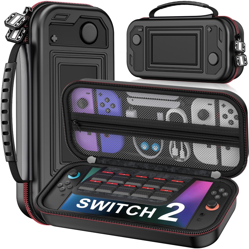 12 in 1 Switch 2 Accessories Bundle Kit Carrying Case Hard Shell for Switch 2