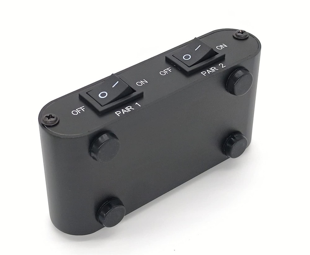 2way Audio Stereo Speaker Selector Switcher Box Combiner Multi Zone A B Speaker