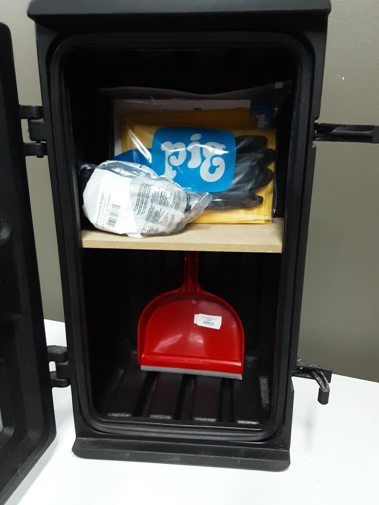 PIG Spill Kit Clean Up Wall Mount Organizer