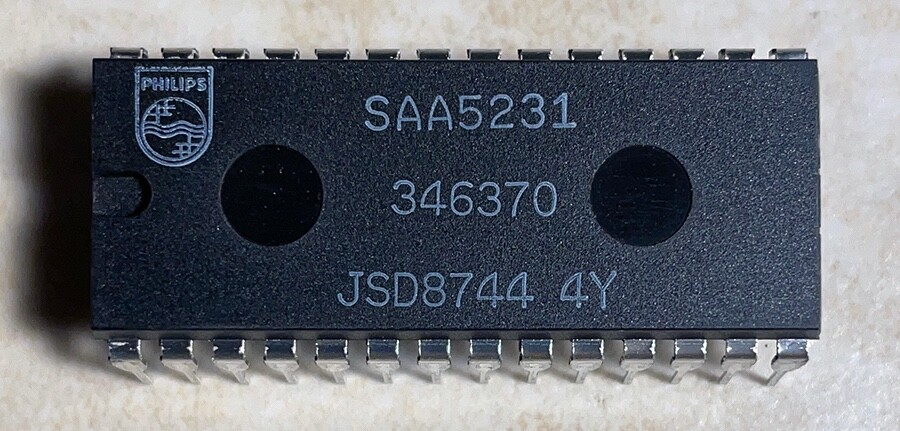 Phillips SAA5231 Teletext Video Processor - NOS