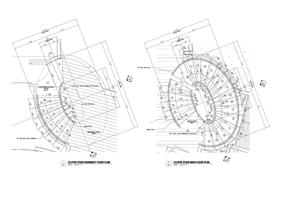 Stair shop drawings