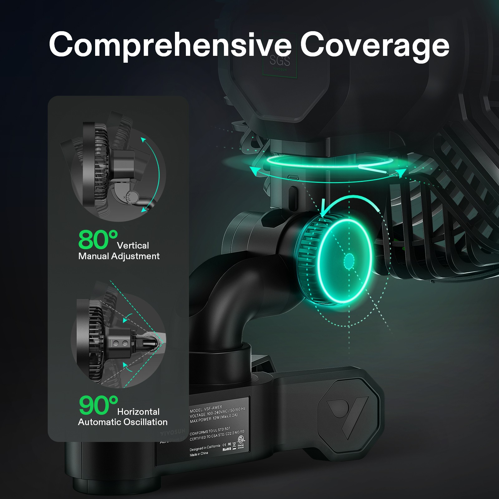 VIVOSUN 32"x32"x63" PRO Complete Grow Tent Kit A150SE Light 4" Fan E42A Control