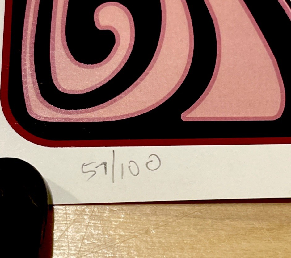 Tara McPherson Apples in Stereo Poster 2003 signed and numbered original #57/100