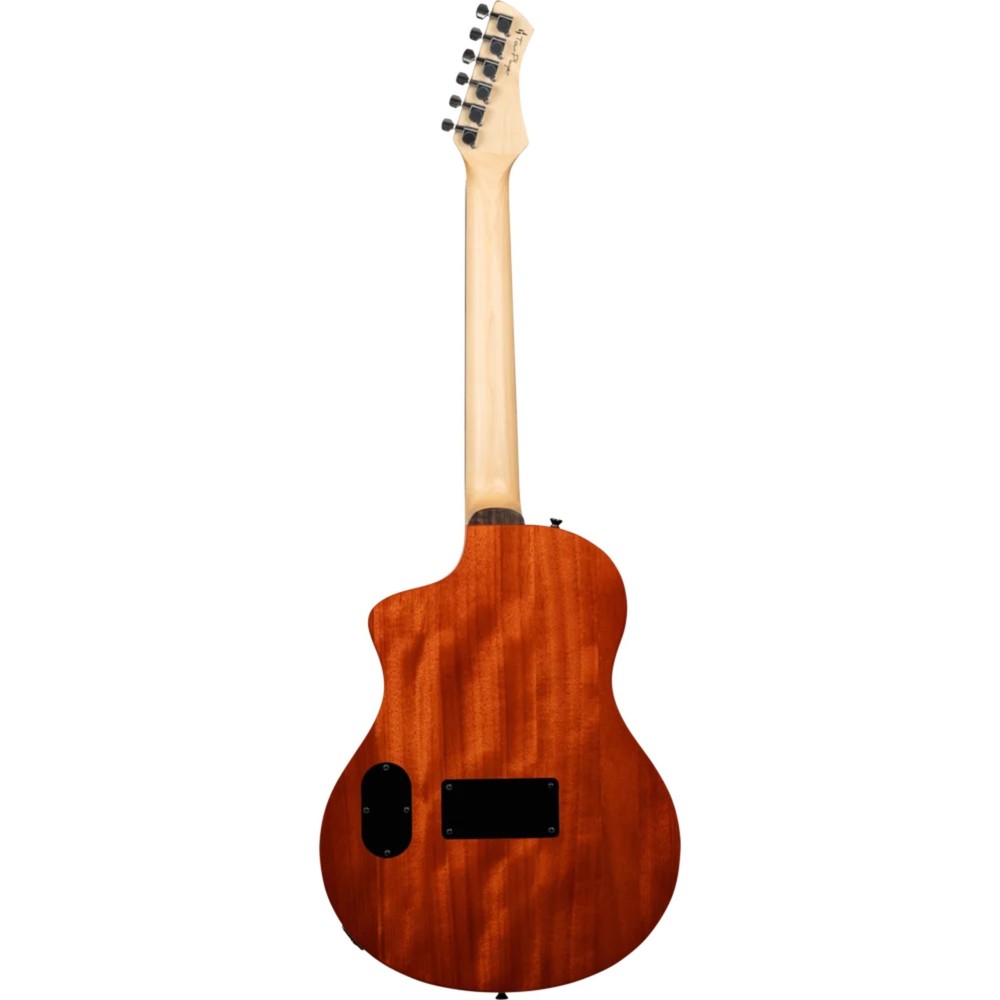 Ortega Tourplayer Thinline Acoustic-Electric Classical Guitar, Solid Spruce Top