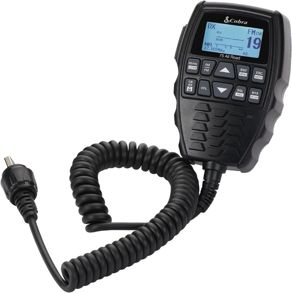 Cobra 75 All Road Wireless CB Microphone Bluetooth AM/FM Waterproof Authentic