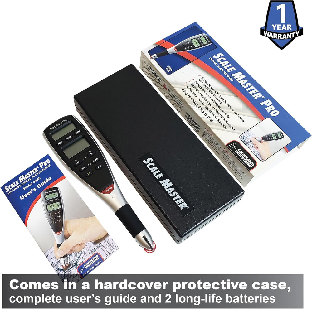 Scale Master Pro 7.3-Inch Digital Plan Measure (6025)