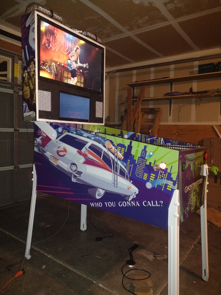 Full Sized Custom built Virtual Pinball Table - your theme