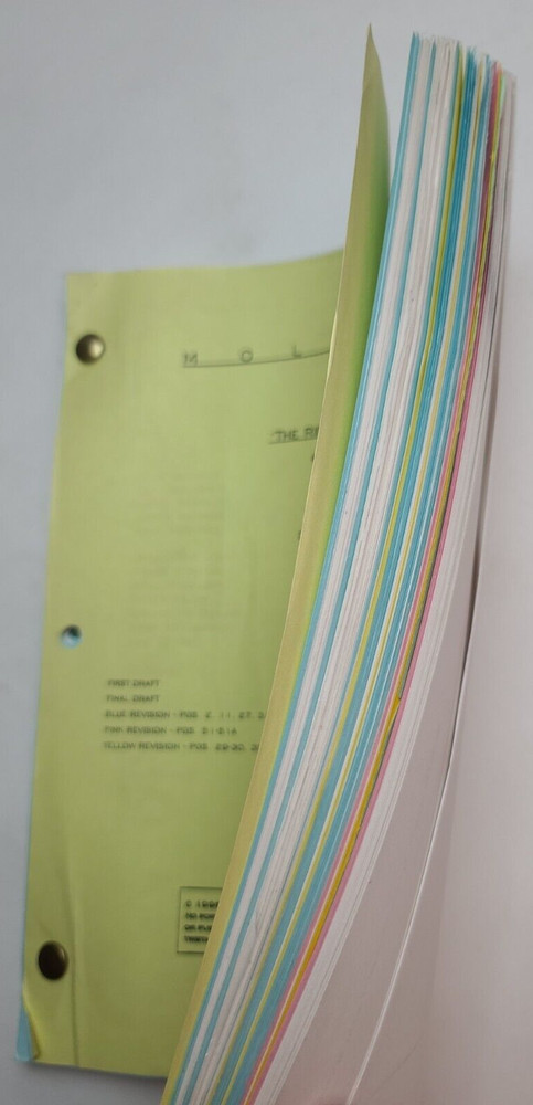 MOLONEY / David Ehrman 1997 TV Script, Peter Strauss "The Ripple Effect"