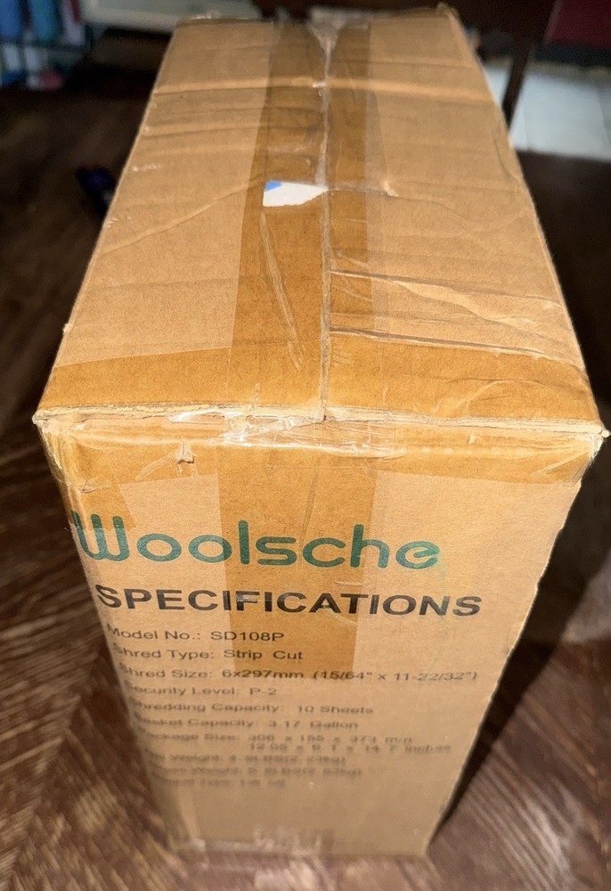 Paper Shredder Woolshe Strip-cut Max. 10 Sheets