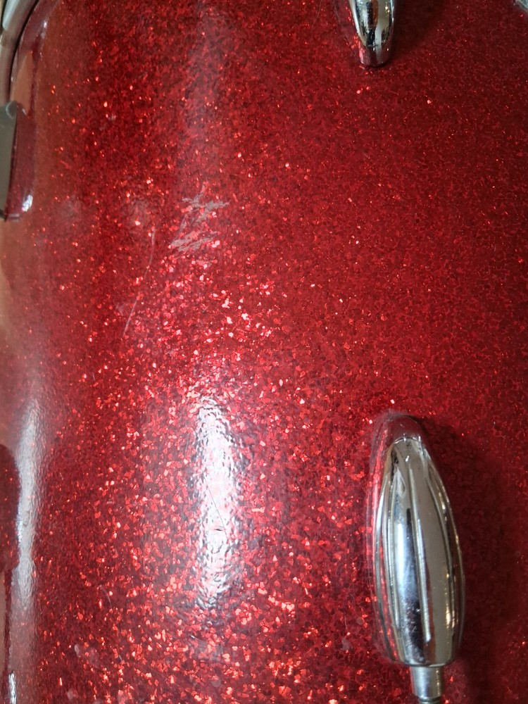 Gretsch 1966 Red Sparkle 4 piece drum set