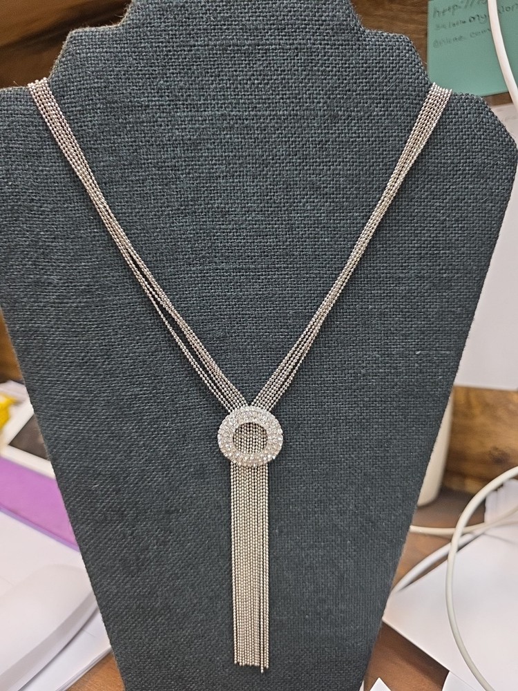 Silver Toned 32" Necklace