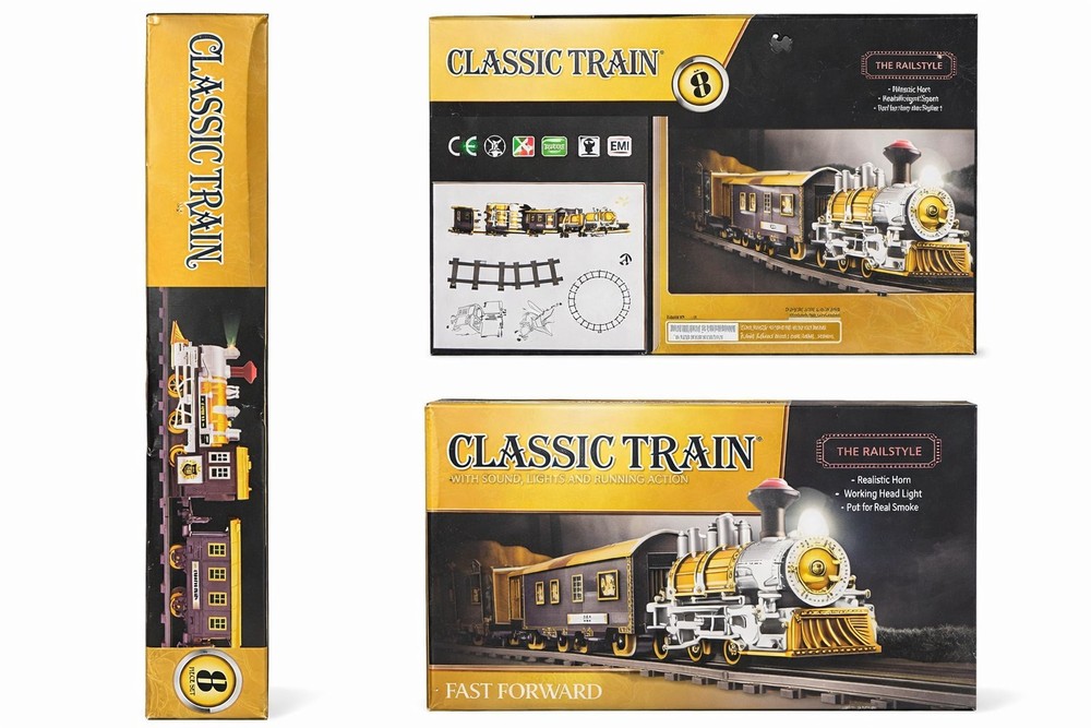 8-piece "Fast Forward" "Classic Train" toy set
