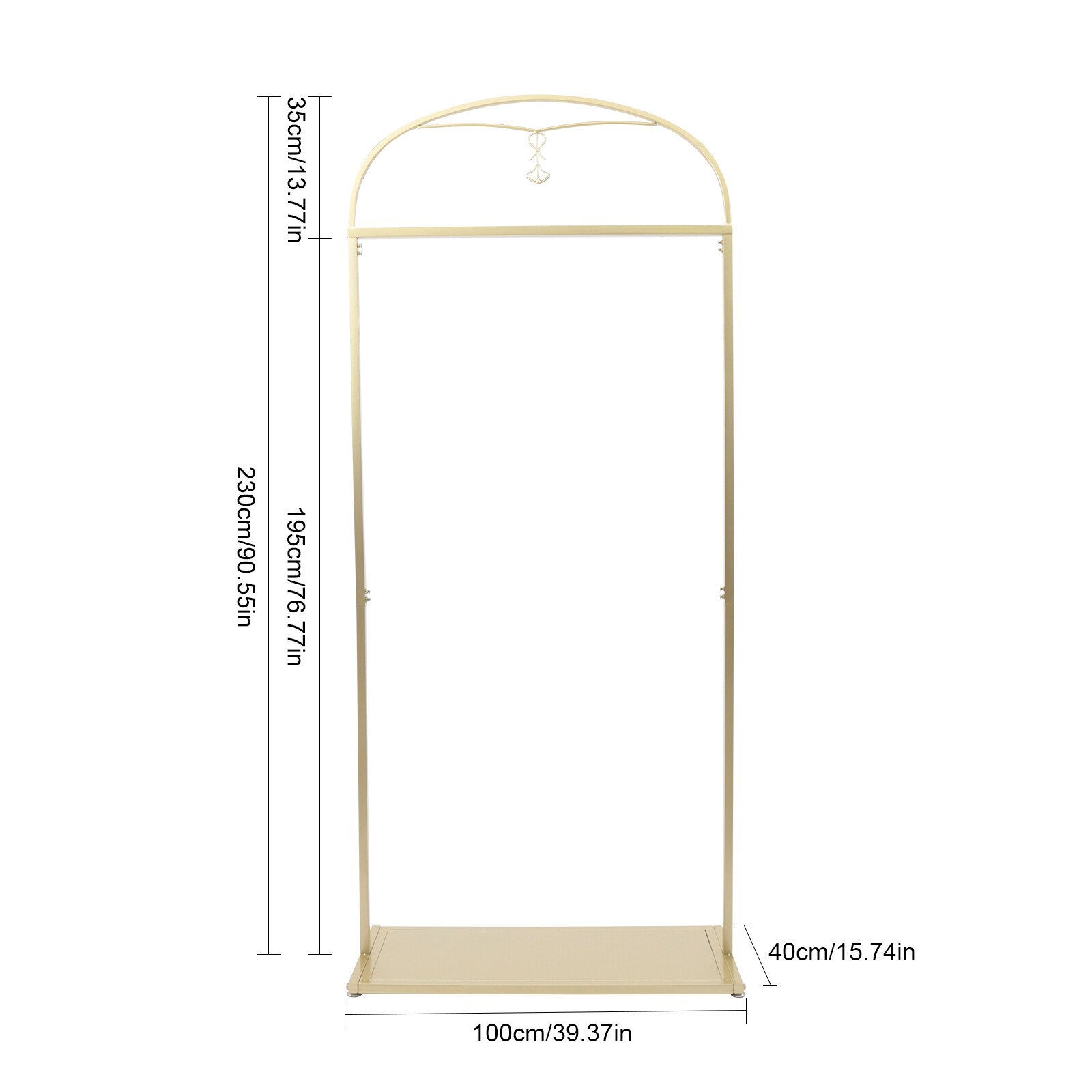 Wedding Dress Rack Gold Wedding Dress Display Stand Modern Simple Clothing