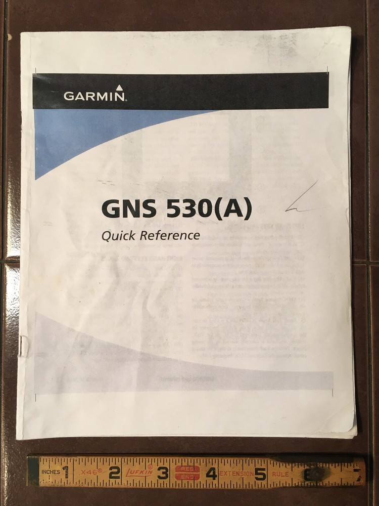 Garmin GNS-530(A) Quick Reference Guide