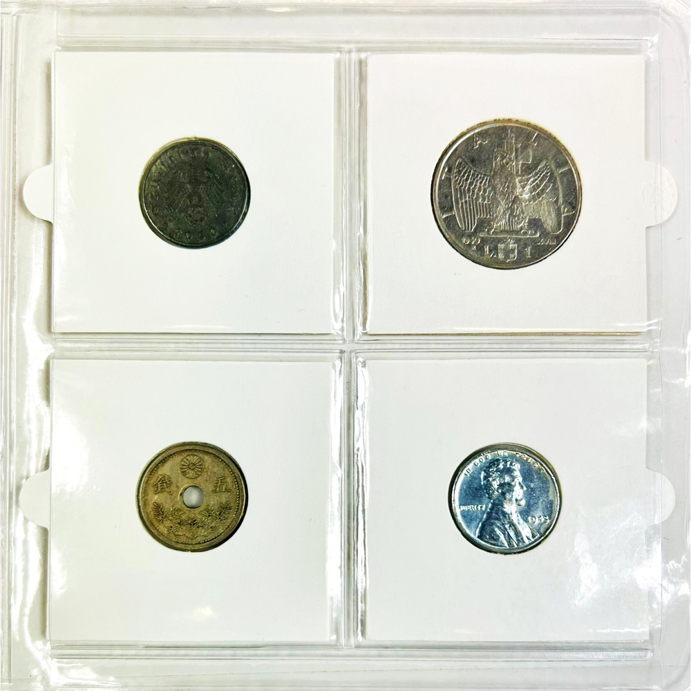 World War II - The Axis Powers Four Coin Collection